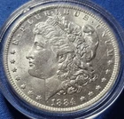 A 1884 O Morgan Silver Dollar $1 Coin - Choice Frosty!