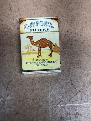 VINTAGE CAMEL FILTERS CIGARETTE PACK LIGHTER   #33