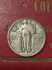 1924-P  Standing Liberty  SILVER Quarter Faint Date SILVER  MELT at $13.59  4/23