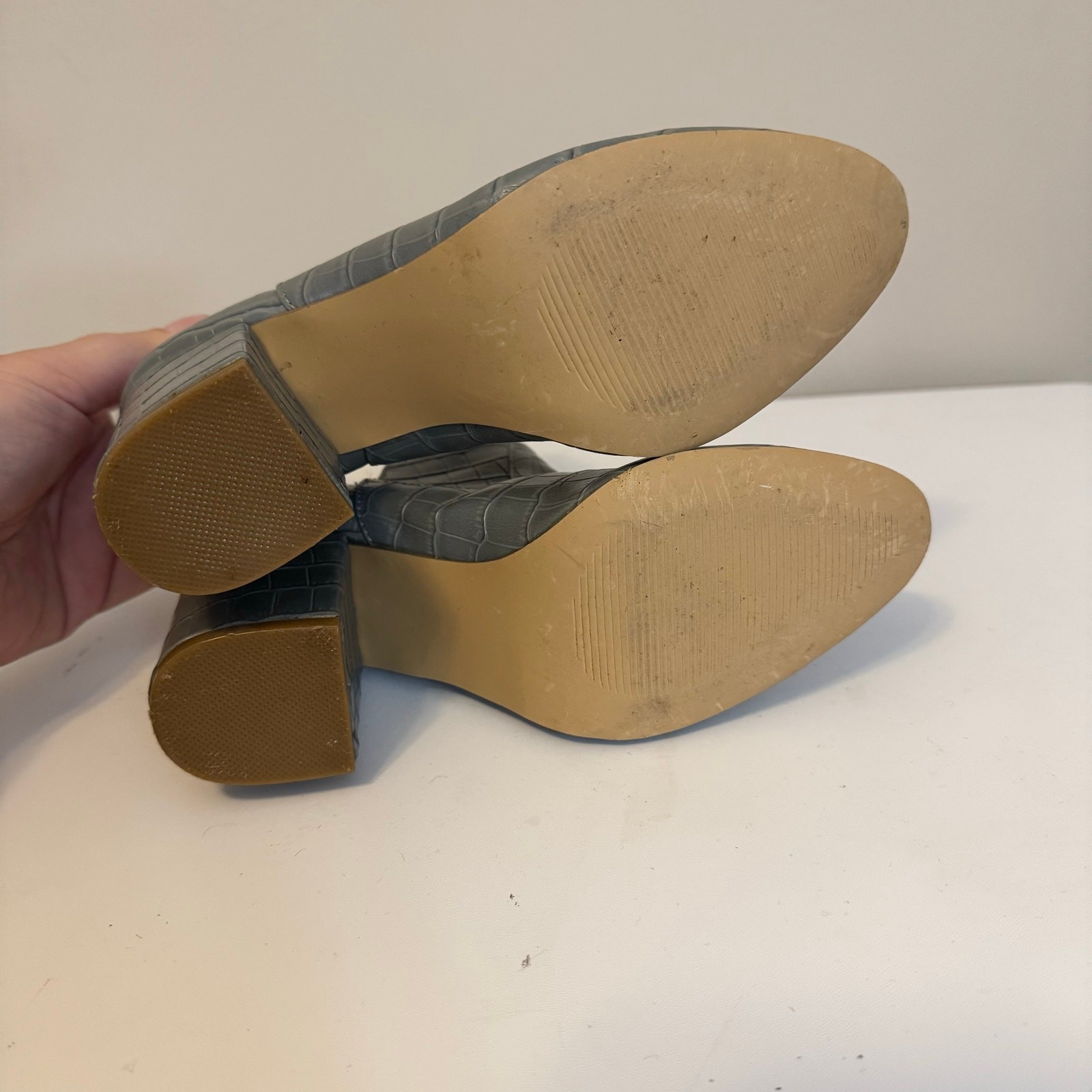 Steve Madden Ankle Boots Size 6M Gray Bohemian Ro… - image 8