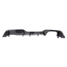 GLOSS BLACK REAR TWIN EXIT DIFFUSER FOR FORD FIESTA MK7 ST180 ST200 HATCH 09-17