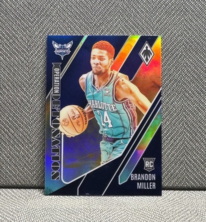 2023 Panini Phoenix Operation Detonation #2 Brandon Miller RC Blue /25 SP 🔥