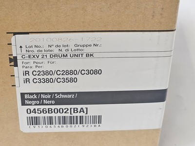 Original Canon C-EXV 21 schwarz Trommeleinheit 0456B002 iR C2380 C2880 C3080 C3380 C3580