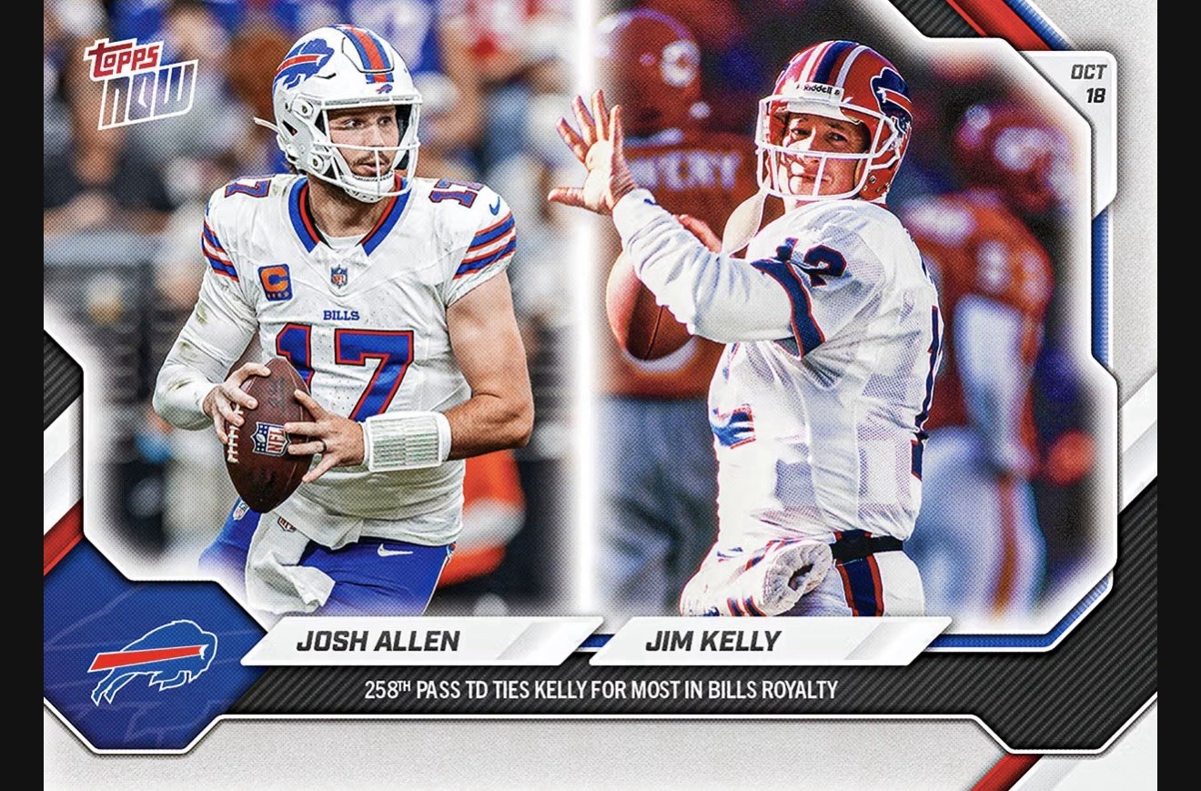 Josh Allen / Jim Kelly - 2026-27 NFL Topps NOW® - Card 73 Presale Buffalo Bills