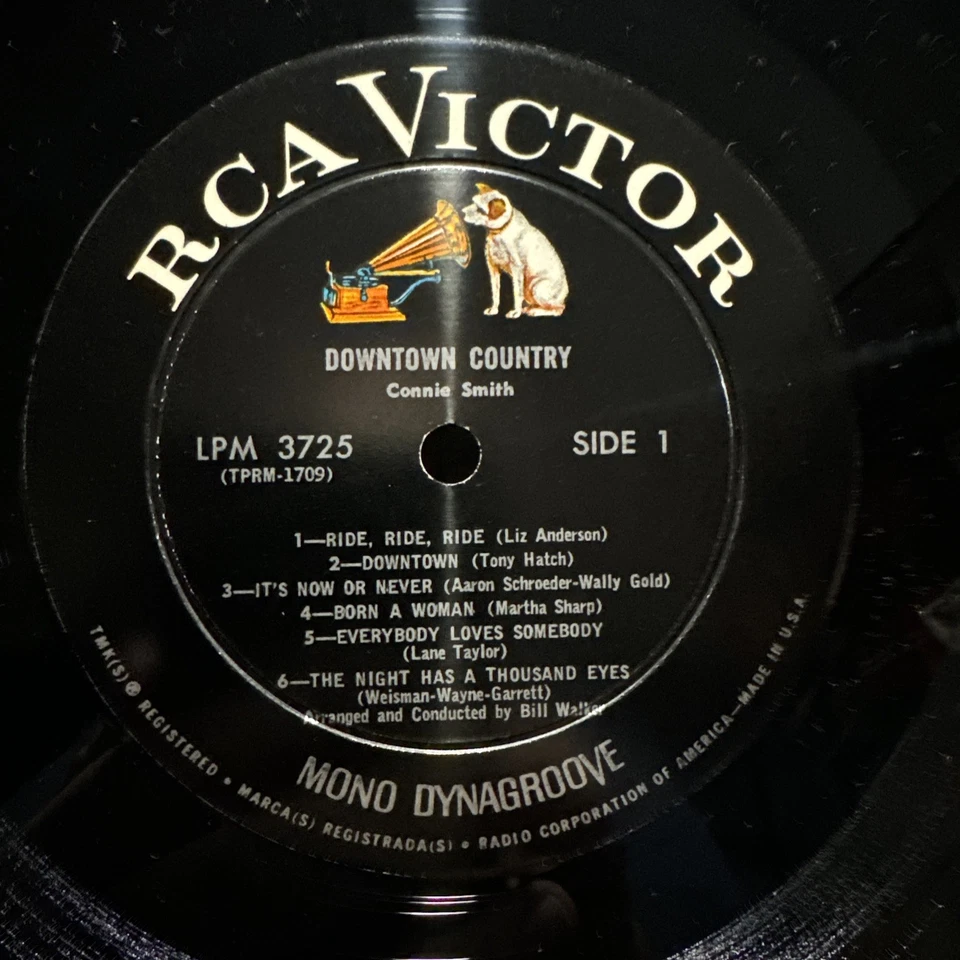 Connie Smith / Downtown Country LP RCA 3725 Mono + Shrink - Image 3 of 4