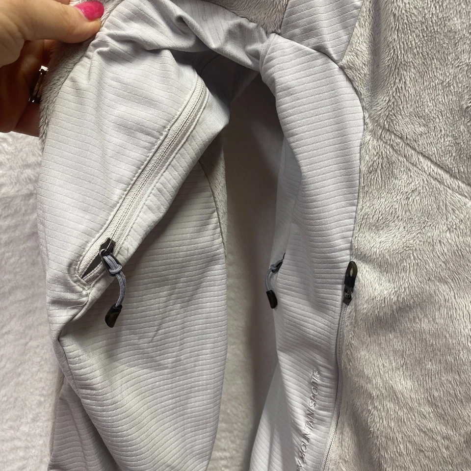 Eastern Mountain Sports Goretex Windstopper Fleece Jacket Women XL Gray Outdoor Foto 4 de 4