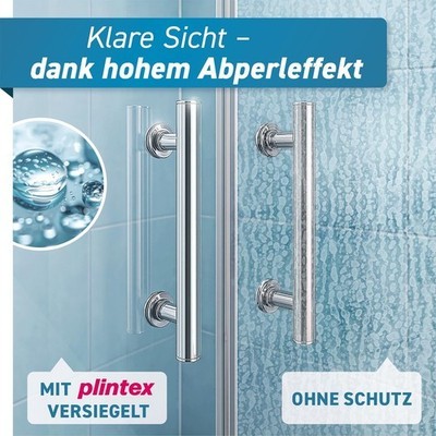 PLINTEX  Duschglas-Versiegelung Für Dusche & Bad 250Ml - Lotuseffekt - Nano-Glas
