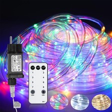 10-30M LED Lichterschlauch Lichtschlauch Lichterkette Partydeko Außen Innen IP65