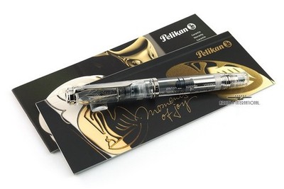Pelikan M805 Clear Demonstrator Special Edition w/ Engravings Fountain Pen