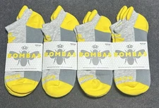 Bombas 4-Pack Unisex Ankle Multicolor Socks Medium NWT (4-Pairs)