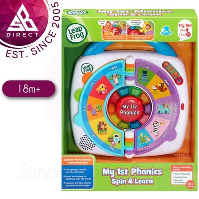 LeapFrog My 1st Phonics Spin & Learn Lernspielzeug mit 10 Leuchttasten