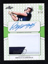 2022 Leaf Perfect Game National Showcase 3/10 Bryce Eldridge Patch Auto 1b3