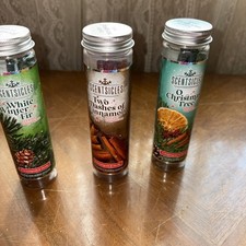 BRAND NEW Scentsicles Scented Ornaments White Winter Fir or Cinnamon w/ 6 hooks