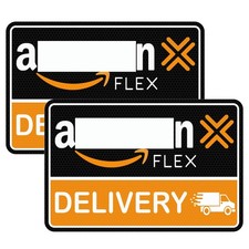 Car Magnets Flex Driver,Heavy Duty Reflective Flex Delivery Driver Car Sign,2...