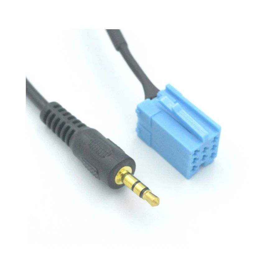 Cable auxiliaire aux 3.5mm prise audio autoradio pour Fiat Grande Punto ⭐⭐⭐ - Photo 2/2