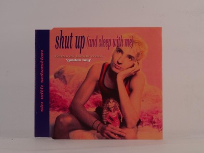 SIN WITH SEBASTIAN SHUT UP (I60) 4 Track CD Single including Picture Sleeve BMG