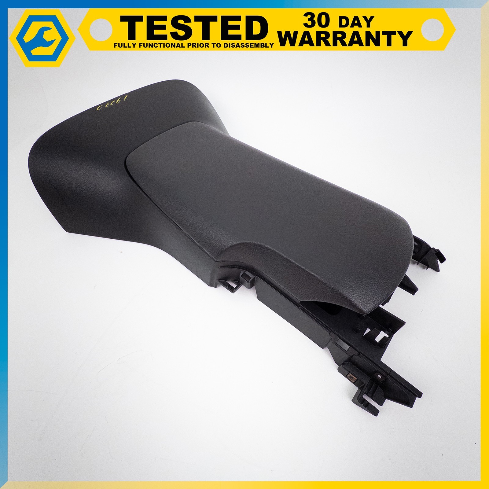 05-13 CHEVROLET CORVETTE C6 FRONT CENTER CONSOLE ARM REST LID ASSEMBLY BLACK OEM