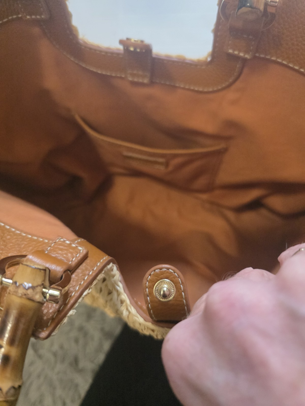 j mclaughlin wicker bag - image 9