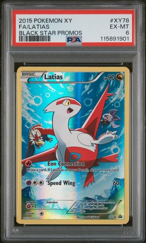 Latias graded PSA 6 for sale on eBay