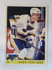 1993-94 Topps Premier #159 Doug Crossman ~ St. Louis Blues