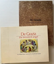 (Lot of 2) TED DE GRAZIA: Irreverent Angel [Bio] & U of AZ Museum Exhibit HC/DJ