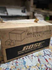 CIB Bose Acoustimass 3 Series III Surround Sound Speaker System Subwoofer White 