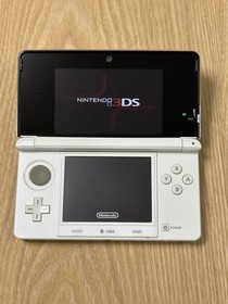 Nintendo 3DS Ice White Console Complete in Box CIB Tested