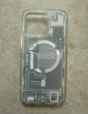 Spigen Clear/Gray Transparent Printed Fitted ...