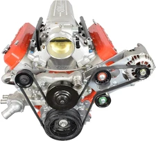 Heavy Duty Billet Alternator Bracket Kit Compatible with LS Corvette LSX LS1 5.7