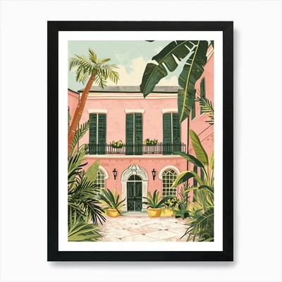 Preservation Hall Bilderbuch Illustr gerahmtes Wandbild Poster Leinwanddruck Bild