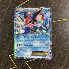 Pokémon Ash-Greninja EX Black Star Promo Holo Card TCG XY133