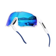 Polarized Sports Sunglasses for Men Women Wrap Around Cycling Runni... Fast Ship