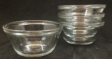 4 Vintage Anchor Hocking  Flared Custard Cups...