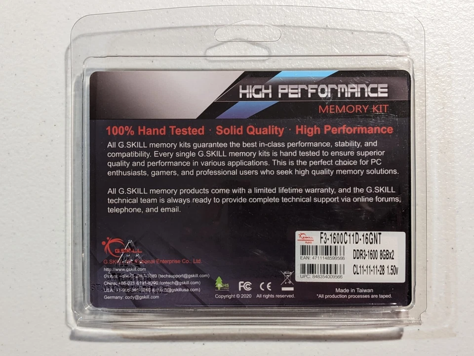 HYNIX 2GB 2Rx8 PC3-10600U DDR3 Desktop Memory Card - Image 4 of 4