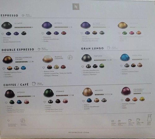 Nespresso Vertuo Vertuoline Variety 12xPk12 Total 144 Capsules Pods BULK/LOOSE - Picture 2 of 4
