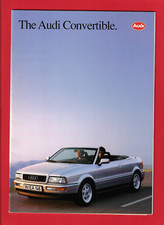 AUDI CONVERTIBLE 24 PAGE BROCHURE 01/92