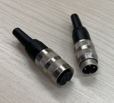 Bender ähnlich NEUTRIK XLR-Kupplung 3 polig female+male NC3FX / NC3MX silber