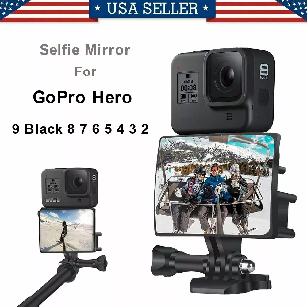 Sports Camera Flip Mirror Mount Adapter for GoPro Hero 9 Black 8 7 | eBay