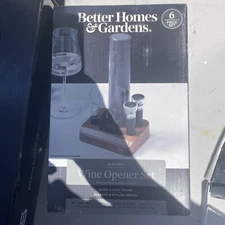 Better Homes and Gardens Six-Piece Battery Operated Electric Wine Opener Set