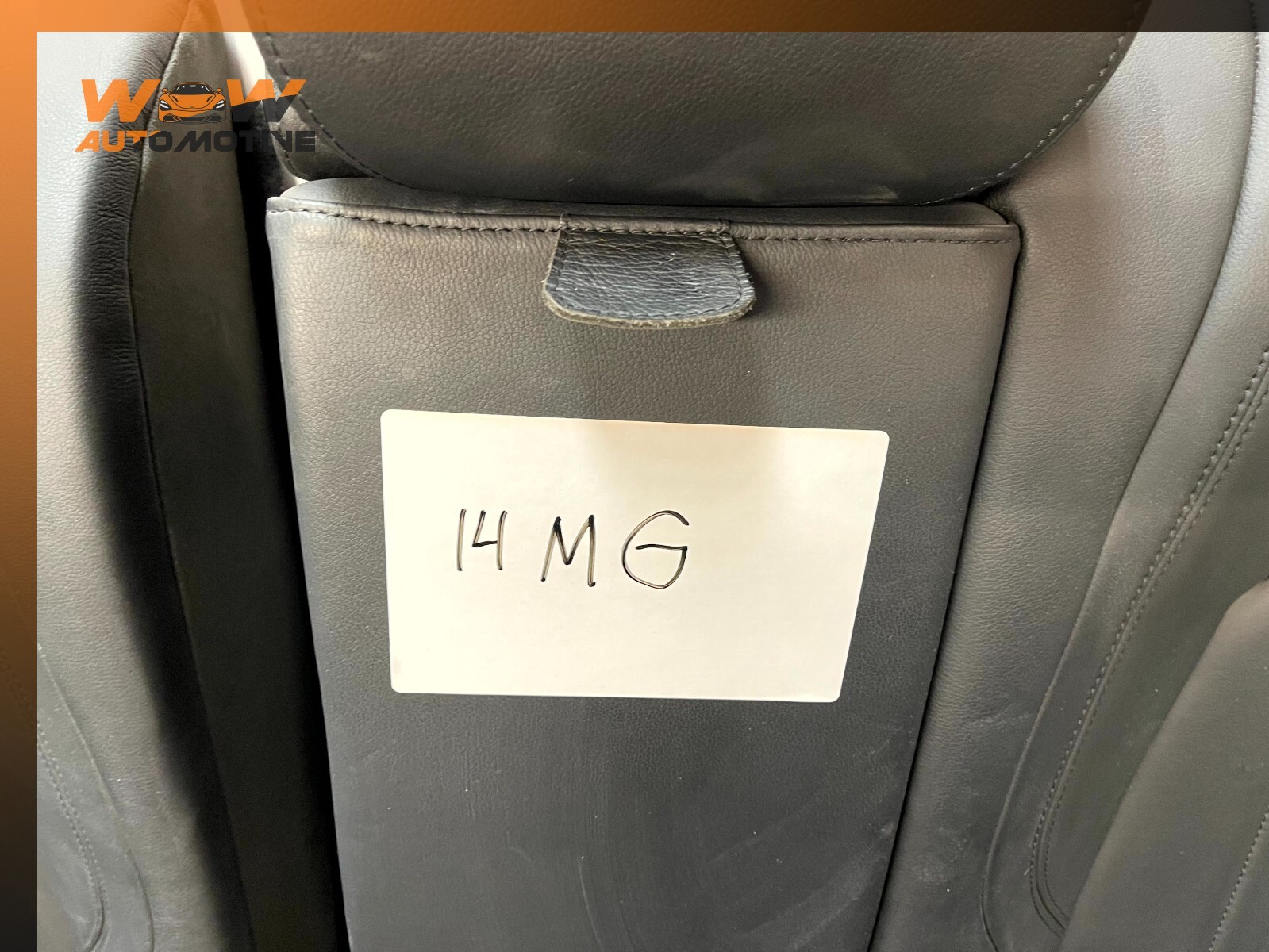 14-17 MASERATI GHIBLI REAR SECOND 2nd ROW SEAT ASSEMBLY BLACK OEM