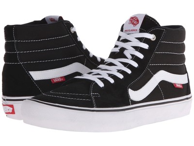 skate high black vans