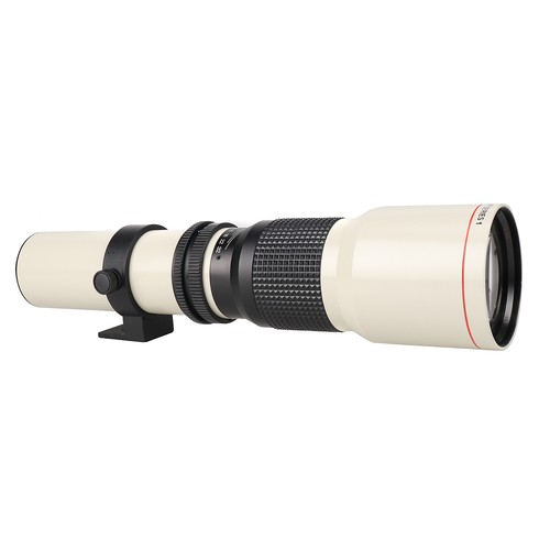 500mm F8.0-F32 Lens Manual Telephoto Zoom Camera Lens for Cannon Nikon Sony - Picture 2 of 17