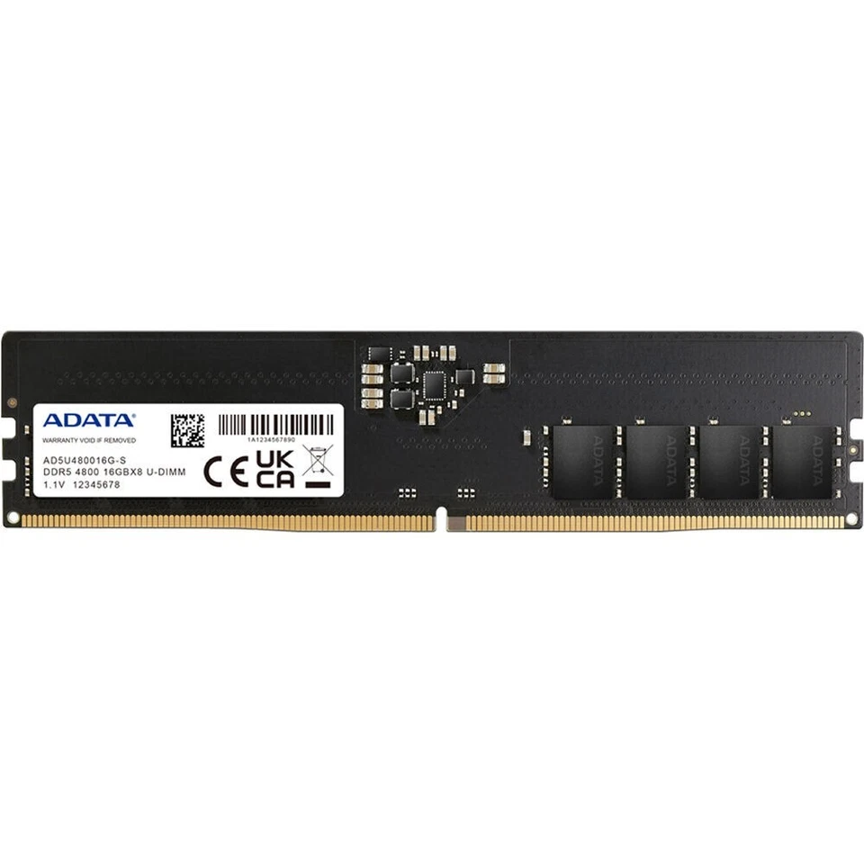 ADATA XPG Premier 16GB 4800MHz DDR5 U-DIMM Desktop Memory (1 x 16GB) - Image 2 of 2