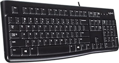 Logitech K120 USB Keyboard Model Y-U0009 BLACK 820-003288 Computer PC Desktop