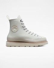 Converse Unisex Chuck Taylor Crafted Leather Terrain Boot Egret/Ivory 173212C