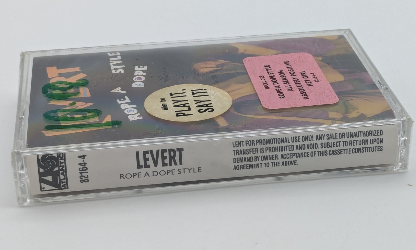 Levert NEW SEALED with Hype Sticker "Rope A Dope Style" Swing HipHop