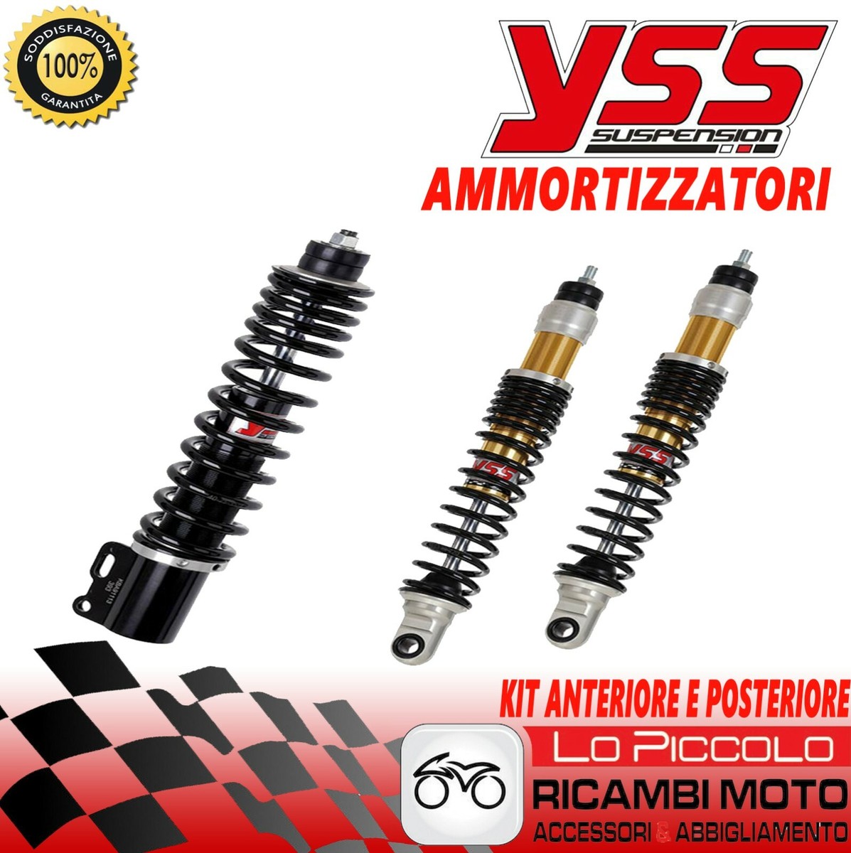 Shock Absorber Ricambi Vespa Gts 125 Bitubo Front Gas Shock