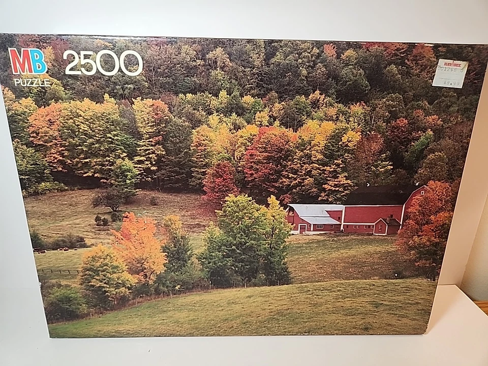 Винтажный Grand MB головоломка 2500 Woodstock VT #4870-13 - Изображение 2 из 4