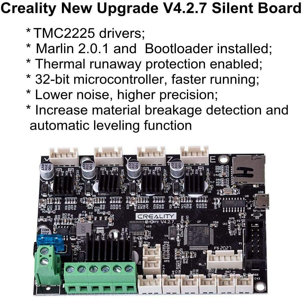 Official Creality V4.2.7 Silent Board TMC2225 Driver Marlin 2.0.1