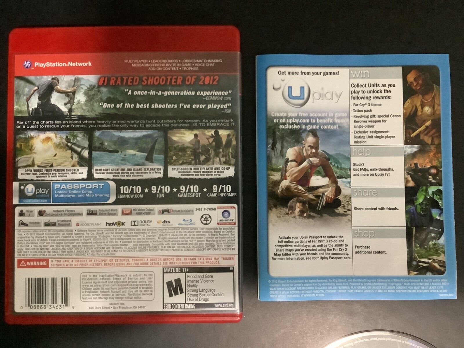 Far Cry 3 Greatest Hits PS3 PlayStation 3 AD - (See Pics) 8888346319